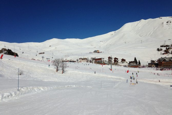 Bas des pistes de La Toussuire